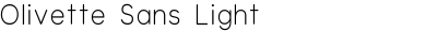 Olivette Sans Light